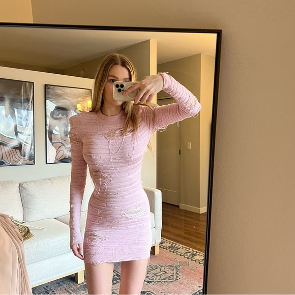 Balmain Pink Dress size 38 - Picture 3 of 7